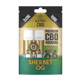 Aztec CBD Premium CBD Pods 4000mg 2x2ml