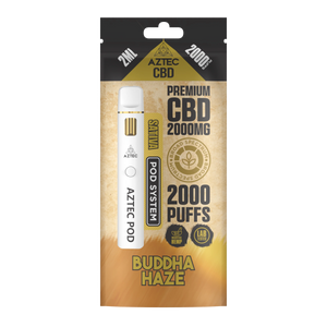 Aztec CBD vape pod system Buddha Haze , Now in Stock @Hemptronics
