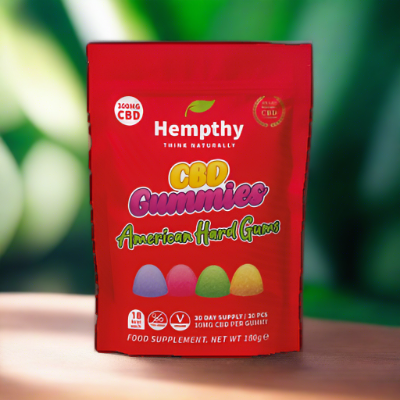 Hempthy CBD - American Hard Gums 300mg - Buy Now At Hemptronics