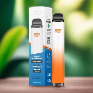 Orange County Disposable CBD/CBG Vape 3500 Puffs 1000mg - Hemptronics