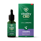 Vitality CBD - Oral Drops 1200mg - Hemptronics