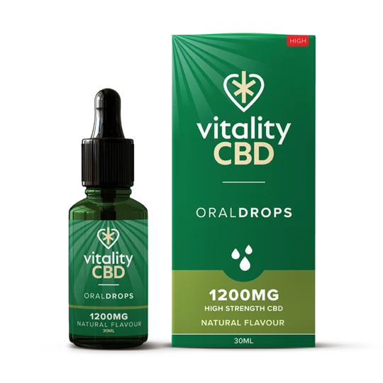 Vitality CBD - Oral Drops 1200mg - Hemptronics