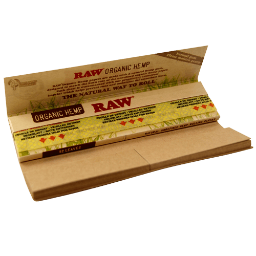 RAW - Connoisseur Organic Rolling Papers & Tips - Hemptronics